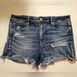 AE Ne(x)t Level Stretch Hi-Rise Shortie - Size 14